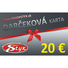 DÁRKOVÁ KARTA NA ESHOP V HODNOTĚ 20 €