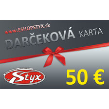 DÁRKOVÁ KARTA NA ESHOP V HODNOTĚ 50 €