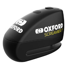 OXFORD ZÁMEK SCREAMER XA7 ALARMOVÝ ŽLTÝ/MATNÝ ČERNÝ