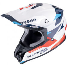 SCORPION PRILBA VX-16 EVO AIR ROD WHITE/RED/BLUE
