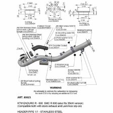 LEO VINCE VÝFUKOVÉ POTRUBIE KTM 690 SMC/ENDURO R (19-24) / GASGAS ES/SM 700 (22-24)