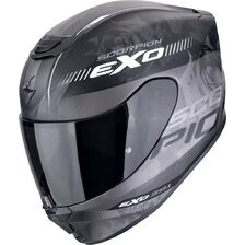 SCORPION PRILBA EXO-391 AVA MATT BLACK-SILVER