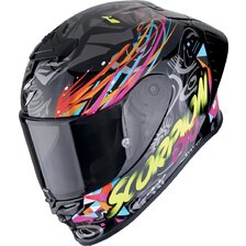 SCORPION PRILBA EXO-R1 EVO ll AIR SAVAGE BLACK/BLUE/PINK