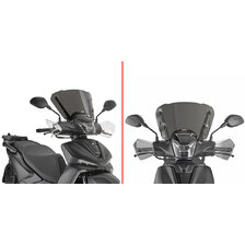 GIVI TMAVÉ PLEXI VOGE SR16 125/200 (25-26) D9265S