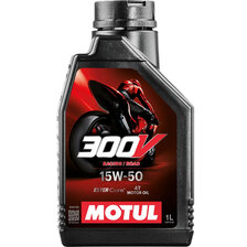 MOTUL 300V 100 % SYNTETICKÝ ESTEROVÝ OLEJ 15W50 4T FL 1 L