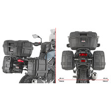 GIVI BOČNÉ NOSIČE PL ONE-FIT MONOKEY KAWASAKI KLE 500/SE (26) PLO4139MK
