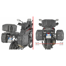 GIVI BOČNÉ NOSIČE PL ONE-FIT MONOKEY QJ MOTOR SRT 450 RX (26) PLO9702MK