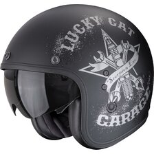 SCORPION PRILBA BELFAST EVO HANGAR MATT BLACK-SILVER