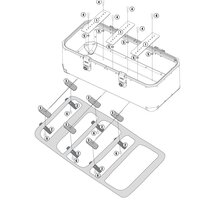 GIVI MONTÁŽNÍ SADA NA KUFR OBK110A OBK110KIT