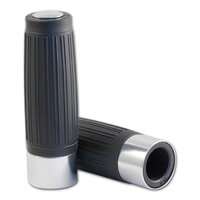 HS MOTO GUMOVÉ GRIPY CUSTOM STRIEBORNÉ 25,4 MM