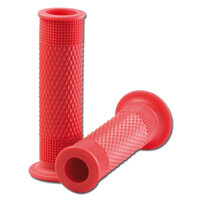 HS MOTO GUMOVÉ GRIPY FAST ČERVENÉ 22 MM