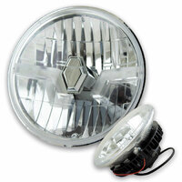 HS MOTO LED HLAVNÍ SVĚTLO 7" FLASH