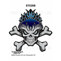 MOTOGRAFIX NÁLEPKA PLOUŽÍCÍ LEBCA