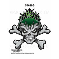 MOTOGRAFIX NÁLEPKA PLOUŽÍCÍ LEBCA