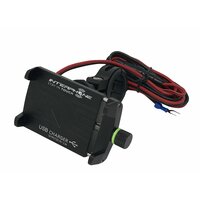INTERPHONE DRŽÁK CRAB EVO S INTEGROVANOU NABÍJEČKOU USB