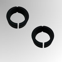 HS MOTO SET DIŠTANČNÝCH KRÚŽKOV 30 MM PRE RIADIDLÁ 25,4 MM