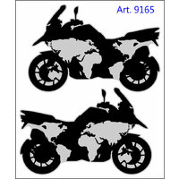 QUATTROERRE NÁLEPKA ADVENTURE MOTORKA NA KUFRY