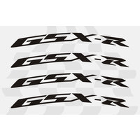QUATTROERRE NÁLEPKA GSX-R NA KOLO ČERNÁ