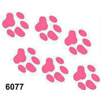 QUATTROERRE NÁLEPKA OTISKY TLAPKY RŮŽOVÁ