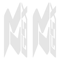 QUATTROERRE NÁLEPKY GSX-R BÍLÉ 2 KS