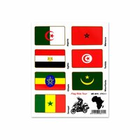 QUATTROERRE NÁLEPKY TOUR AFRICA 2 13,5x16
