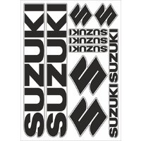 QUATTROERRE SADA NÁLEPEK SUZUKI 3 ČERNÁ