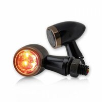 HS MOTO LED BLINKRY JACK MĚDĚNÉ S KONCOVÝM SVĚTLEM