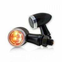 HS MOTO LED BLINKRY JACK STŘÍBRNÉ S KONCOVÝM SVĚTLEM