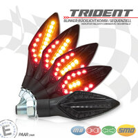 HS MOTO SEKVENČNÍ LED BLINKRY TRIDENT
