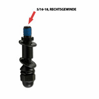 HS MOTO ADAPTÉR NA ZPĚTNÉ ZRCÁTKO 5/16-18 P ČERNÝ