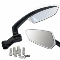 HS MOTO ZPĚTNÉ ZRCÁTKO BÍLÉ - AGILITY - PÁR