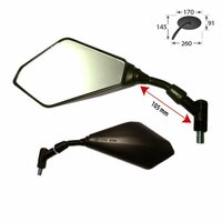 HS MOTO ZRCÁTKO ''126''