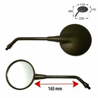 HS MOTO ZRCÁTKO ''128'' - PÁR