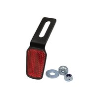 HS MOTO ČERVENÁ ODRAZKA S DRŽIAKOM SHIELD S