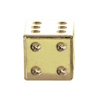 OXFORD ČEPIČKY NA VENTIL KOSTKY ZLATÉ