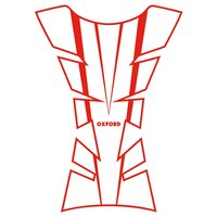 OXFORD NÁLEPKA NA NÁDRŽ SHEER ARROW ČERVENÁ