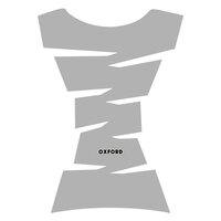 OXFORD NÁLEPKA NA NÁDRZ JAGGED ŠEDÁ