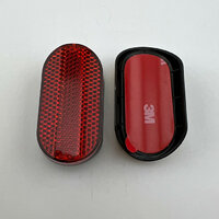 HS MOTO SAMOLEPÍCÍ ZAKŘIVENÁ ODRAZKA NA VIDLICI