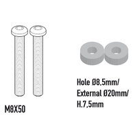 GIVI SADA NA MONTÁŽ PLEXI A201, A210 BENELLI IMPERIALE 400 (20-22) A8707A