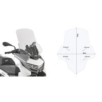 GIVI PLEXI TRANSPARENTNÍ BMW C 400 GT (19-20) 5132DT