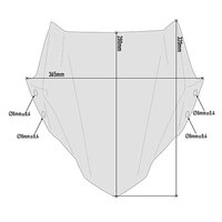 GIVI PLEXI HONDA CB 500 F (2019-)/CF MOTO 650 NK (21) 1176A