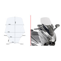 GIVI PLEXI HONDA FORZA 125/300 D1166ST