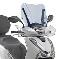 GIVI PLEXI HONDA SH 125/150 (17-19) S MODRÝM OKRAJEM D1155BL