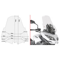 GIVI PLEXI KAWASAKI VERSYS 650 D4122ST