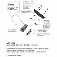 LEO VINCE TEPELNÝ ŠTÍT KAWASAKI NINJA/Z 500/SE (24-25) / NINJA/Z 400 (18-23)