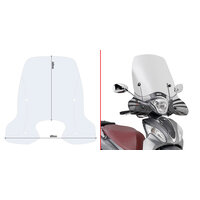 GIVI PLEXI KYMCO PEOPLE ONE 125/150 (13-20) D6116ST