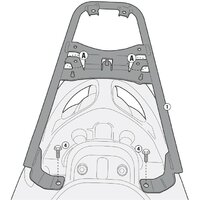 GIVI DRŽÁK KUFRU YAMAHA D'ELIGHT/MBK FLIPPER 114 SR2114