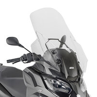 GIVI PRŮHLEDNÉ PLEXI PIAGGIO MP3 HPE 400-400 SPORT - 530 EXCLUSIVE (22) D5619ST