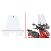 GIVI PLEXI PIAGGIO BEVERLY 300-400 HPE (21) 5616A