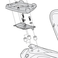 GIVI DRŽÁK KUFRU SYM MAXSYM 400-600 SR7051M